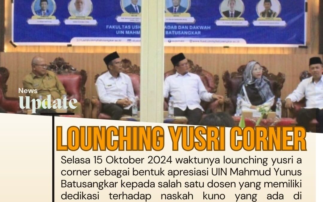 Lounching Yusri a Corner